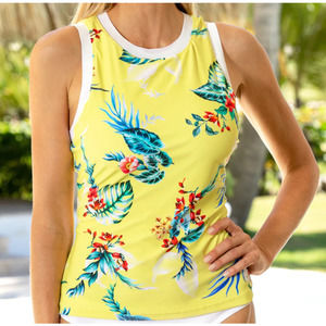 Limoncello Tank Junior Tankini Top Size M